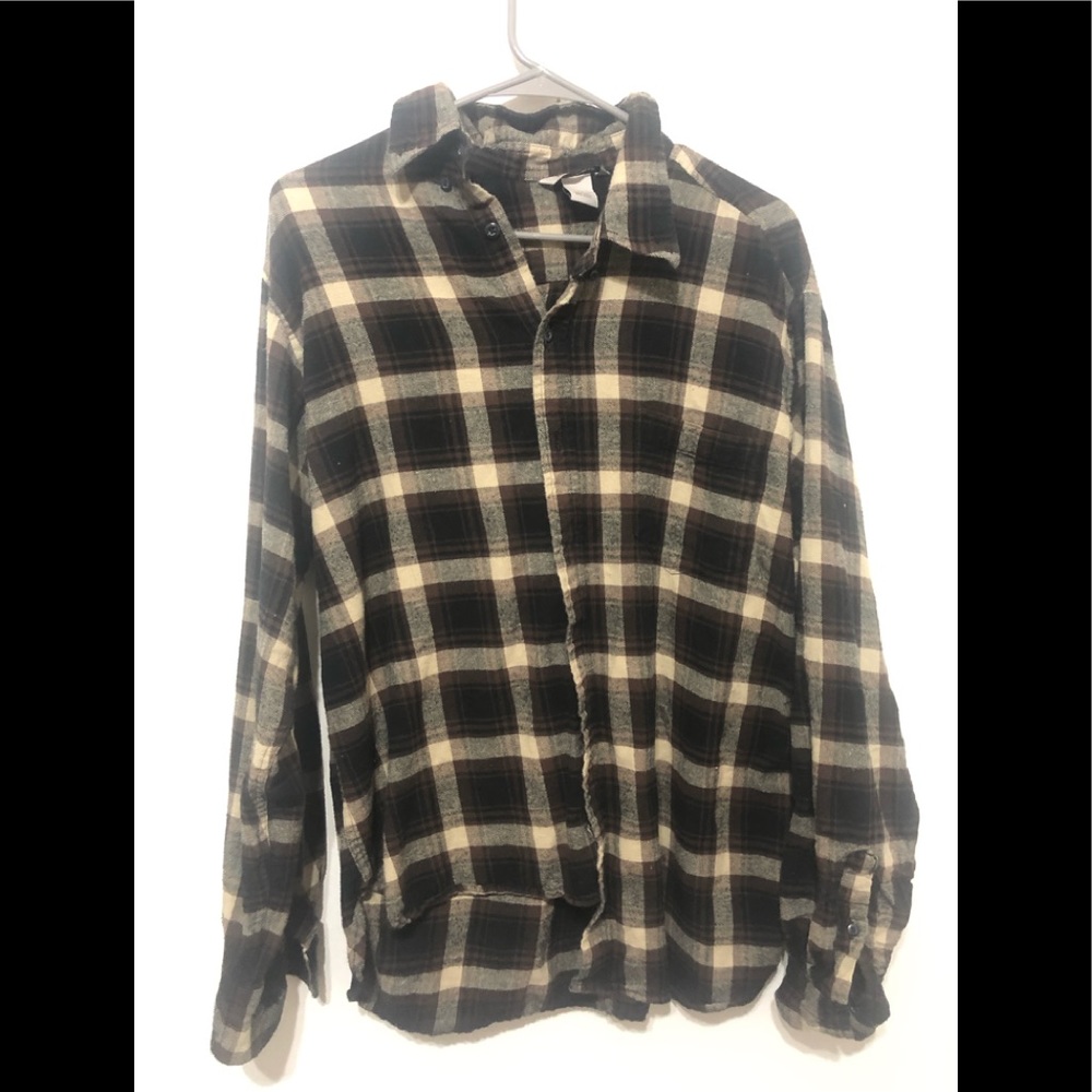 Brown flannel